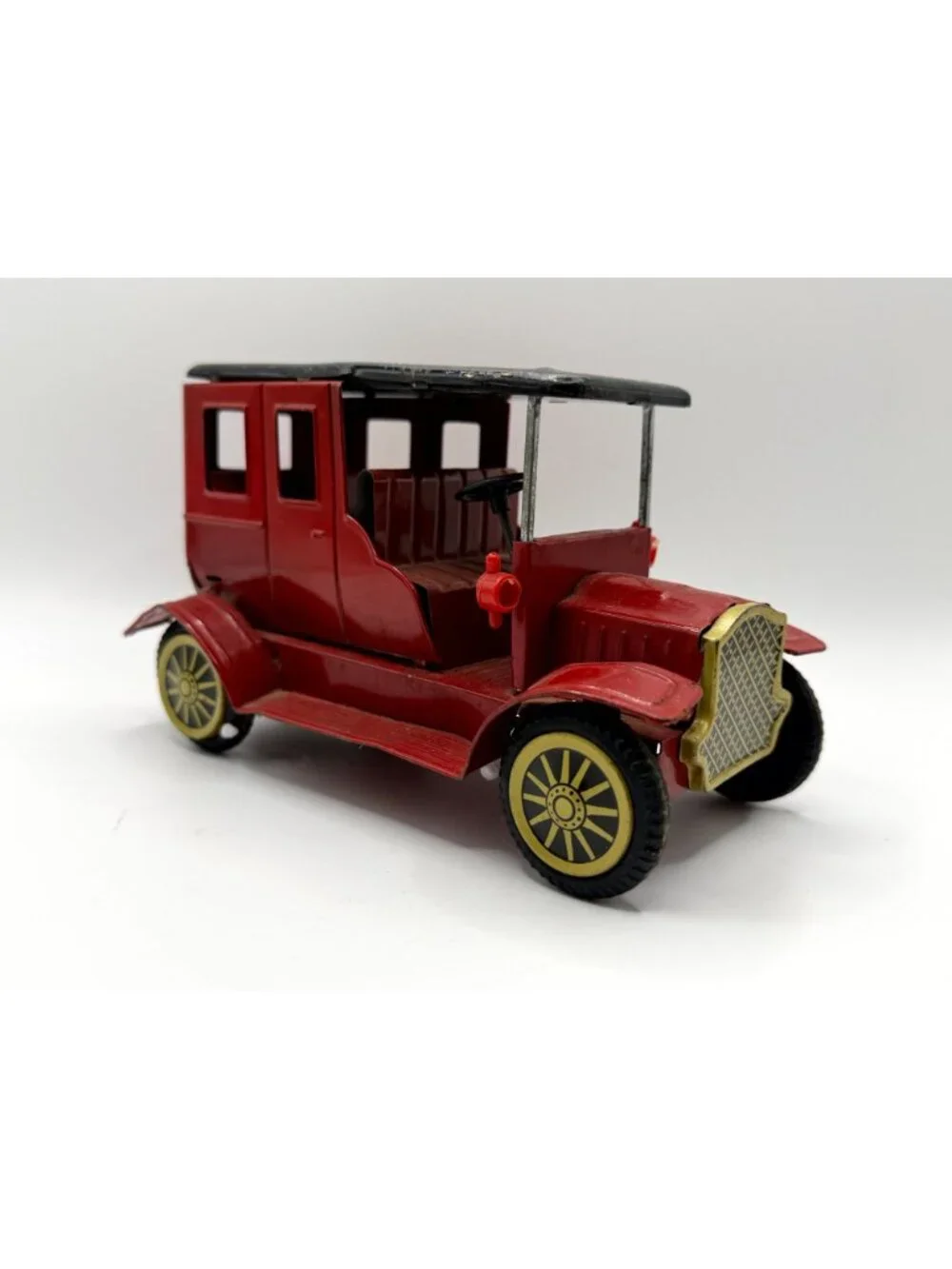 Vintage Bandai 1915 Ford Model T Tin Litho Friction Toy Car